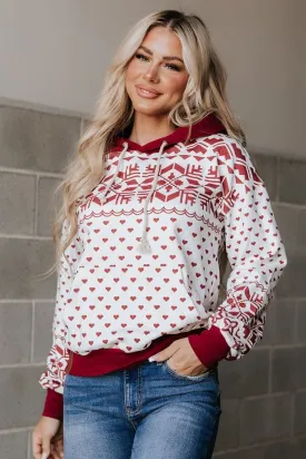 Ampersand Ave Ladies Home For The Holidays University Hoodie