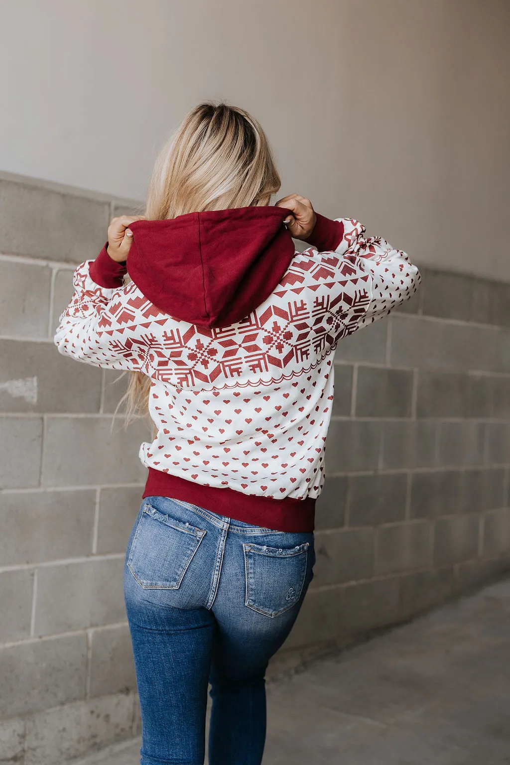 Ampersand Ave Ladies Home For The Holidays University Hoodie