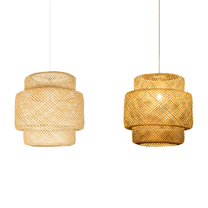 Bamboo Rattan Weaving Lampshade