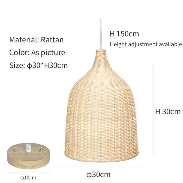 Bamboo Rattan Weaving Lampshade