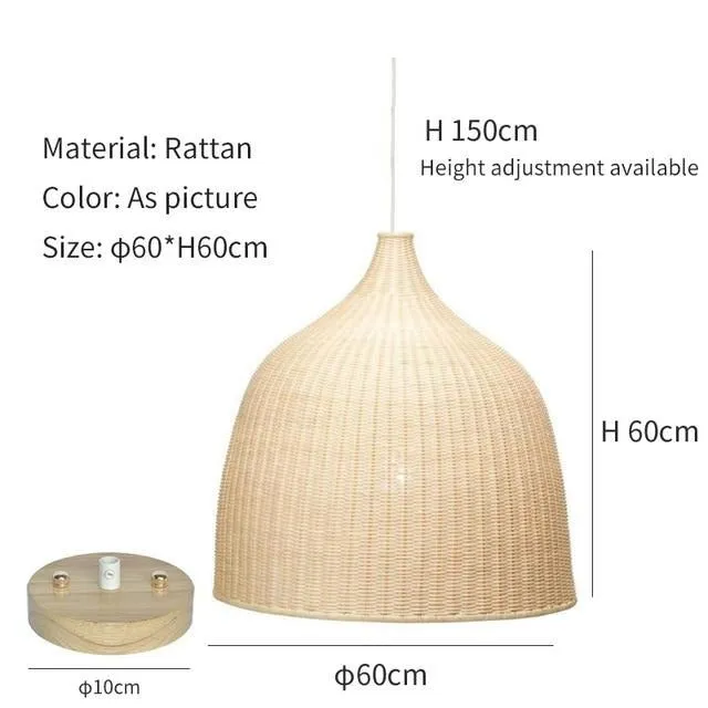 Bamboo Rattan Weaving Lampshade