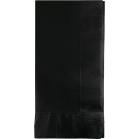 Black Velvet Dinner Napkins 2Ply 1/8Fld (50/Pkg)
