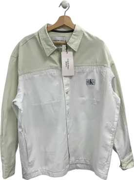 Calvin Klein Icicle/Bright White Jacket UK L