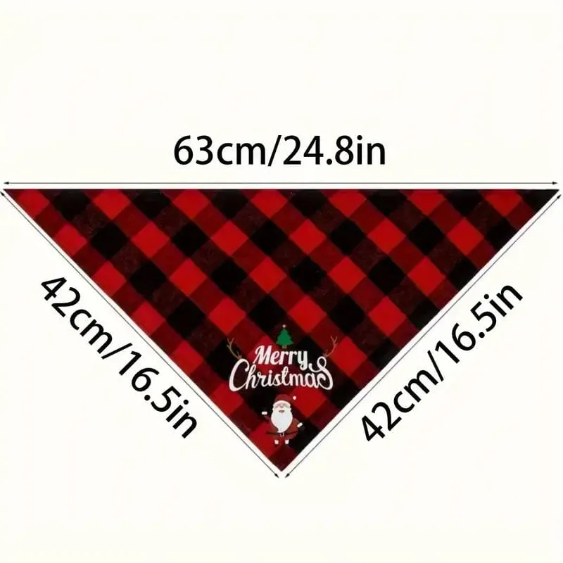 Christmas Pet Triangle Scarf Dog Bandanas