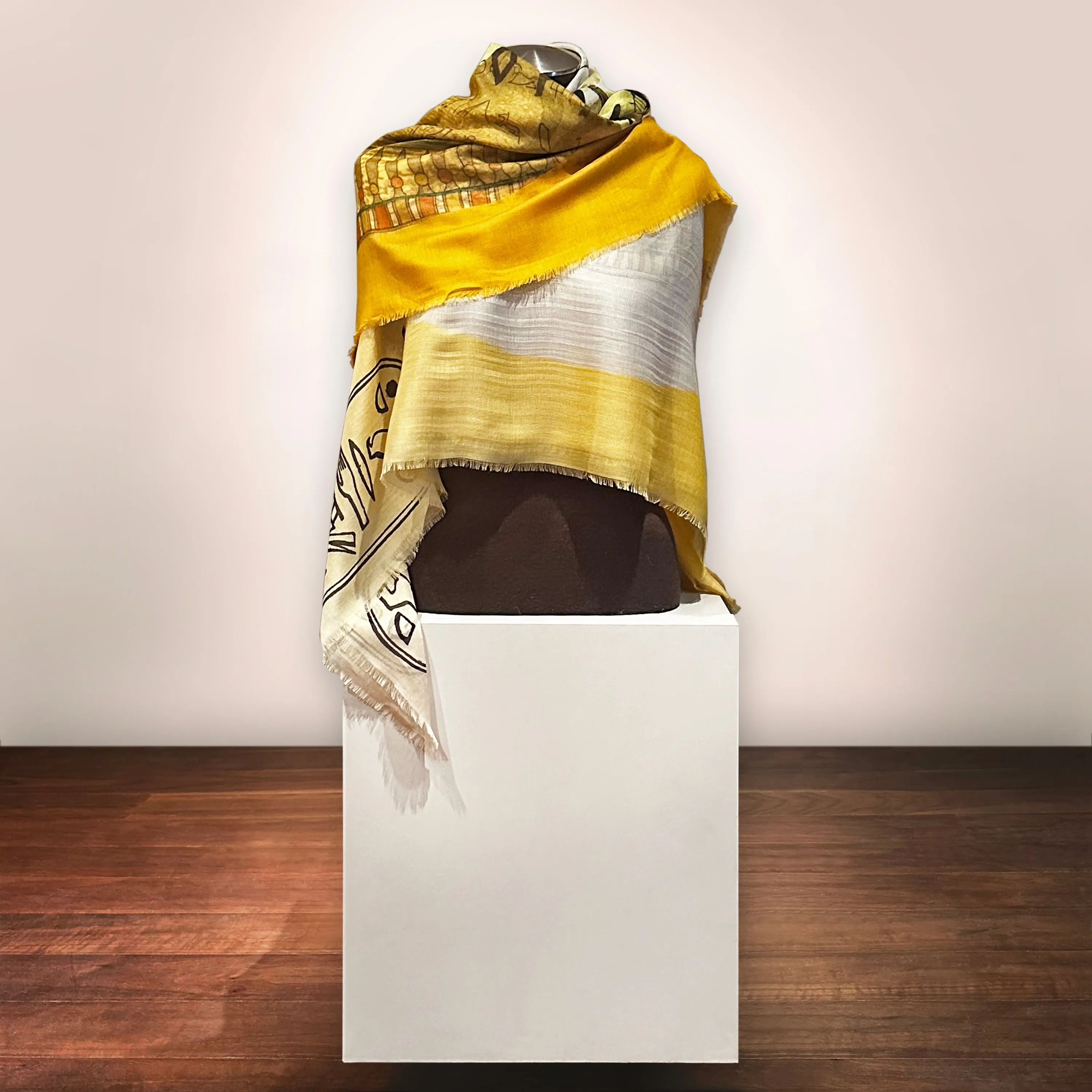 Cleopatra Square Silk Modal Scarf