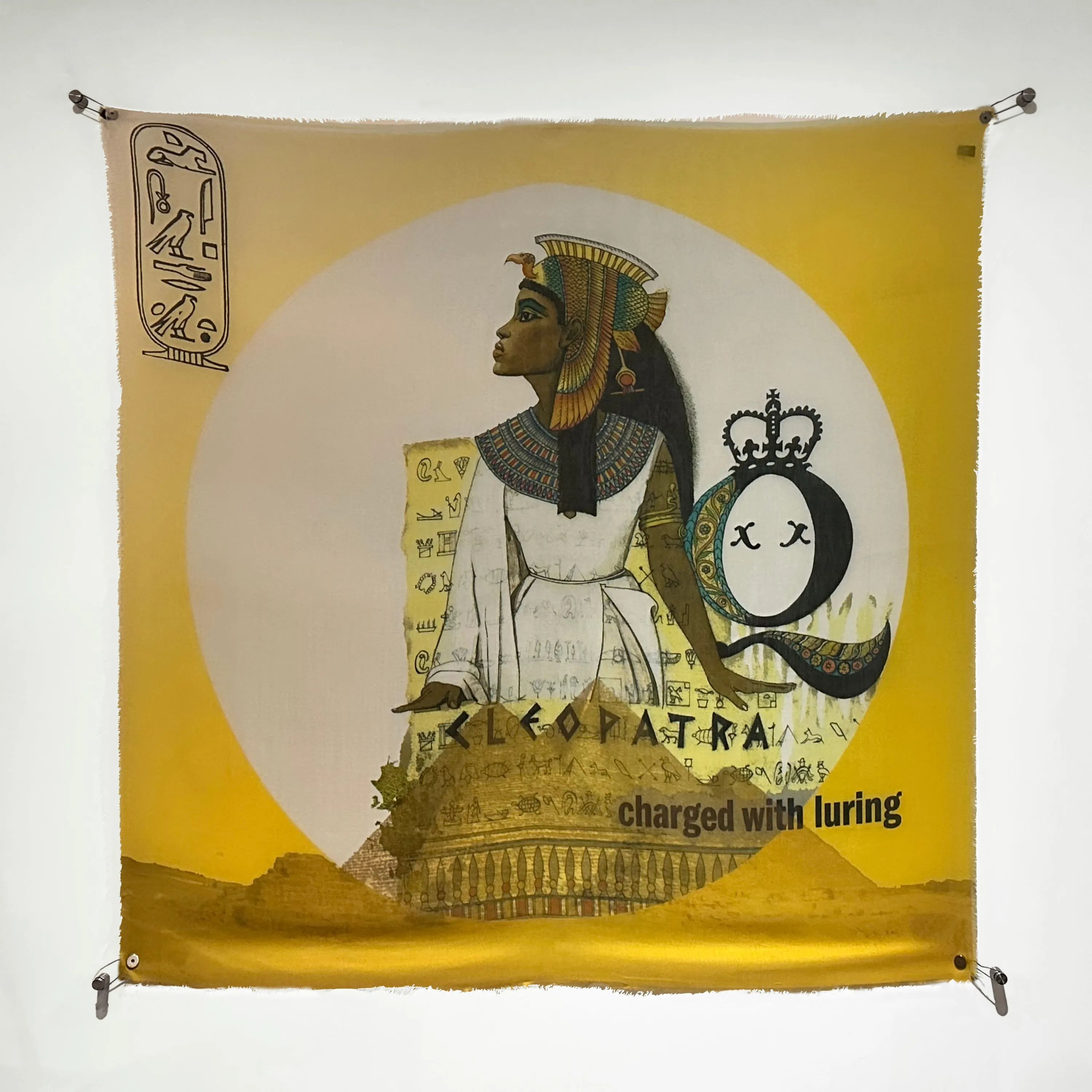 Cleopatra Square Silk Modal Scarf