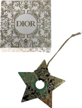 Dior ltd.Edition Metallic Star Tree Ornament One Size