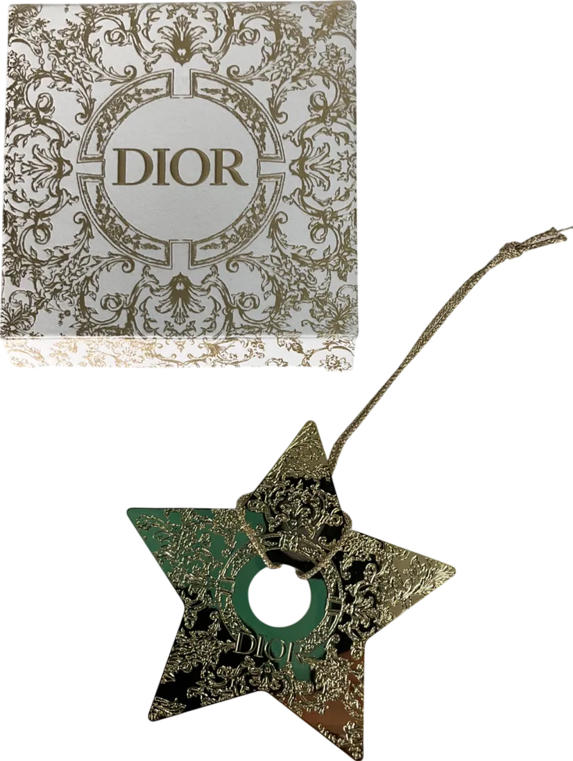Dior ltd.Edition Metallic Star Tree Ornament One Size