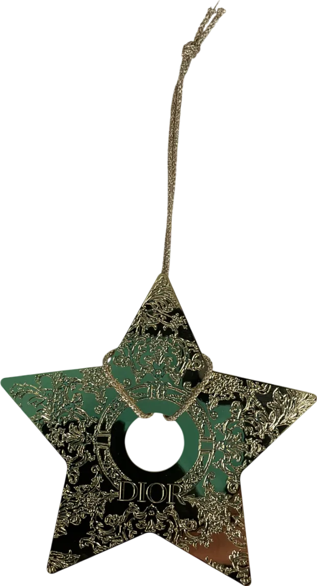 Dior ltd.Edition Metallic Star Tree Ornament One Size