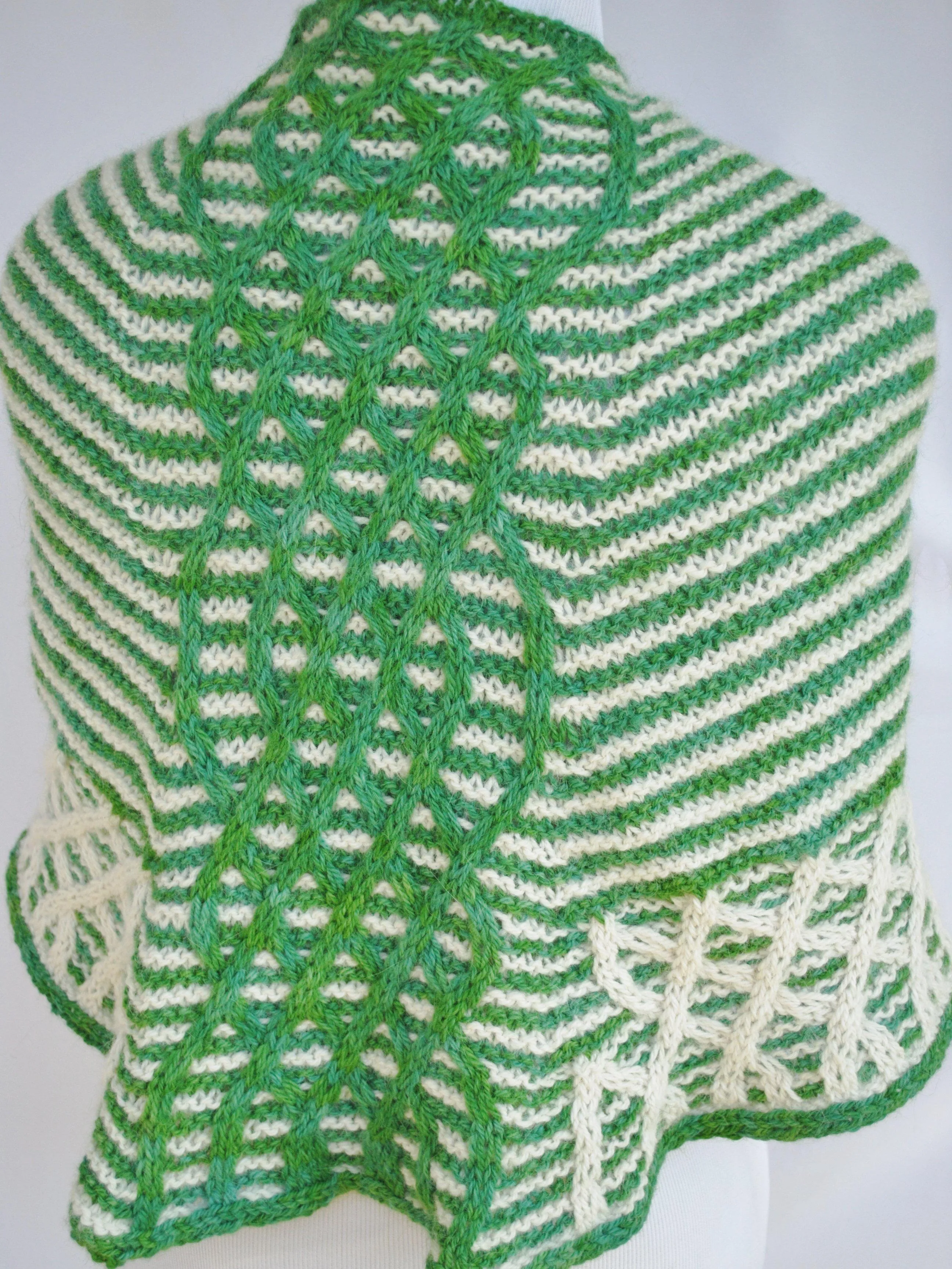 Dunalastair Knit Shawl PDF Pattern Download