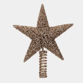 Gold Metal Star Tree Topper