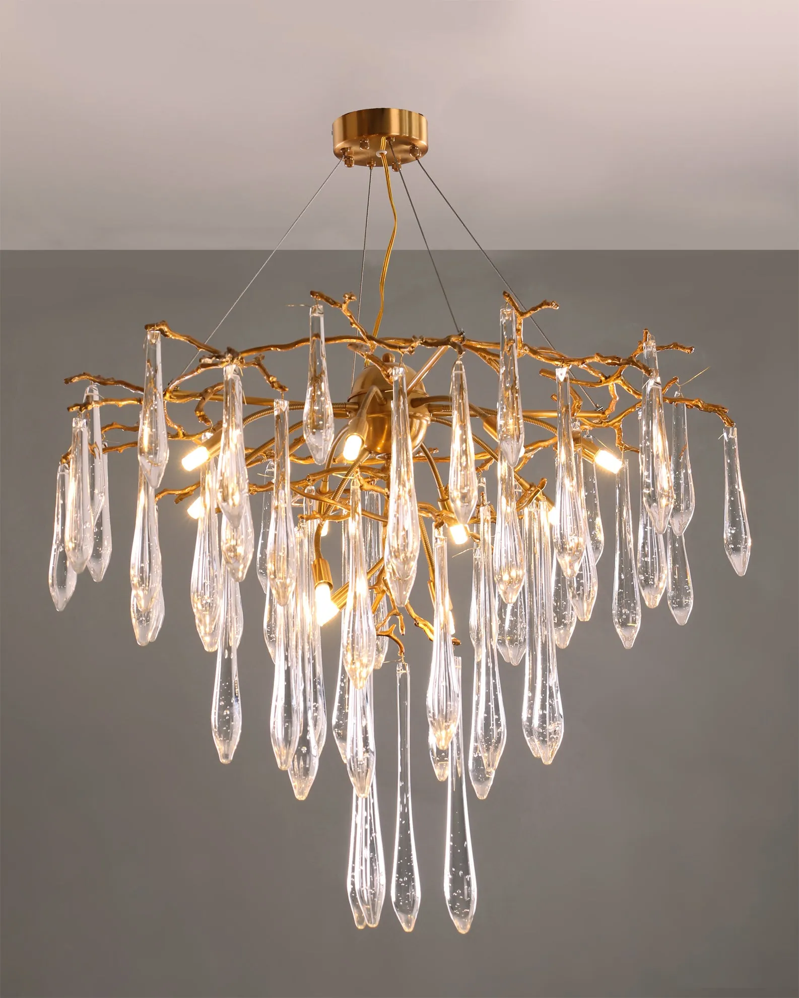 Icicle Crystal Chandelier