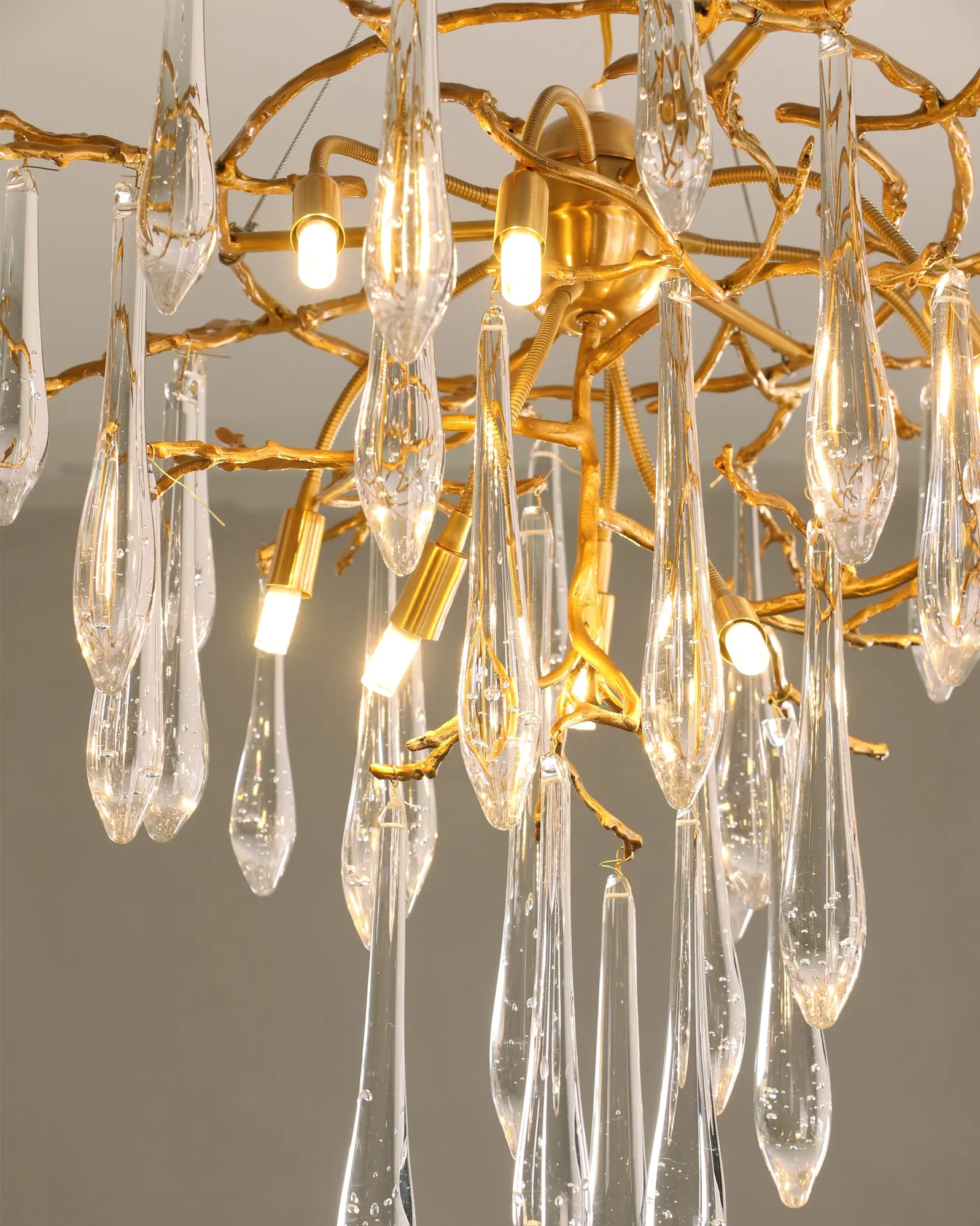 Icicle Crystal Chandelier