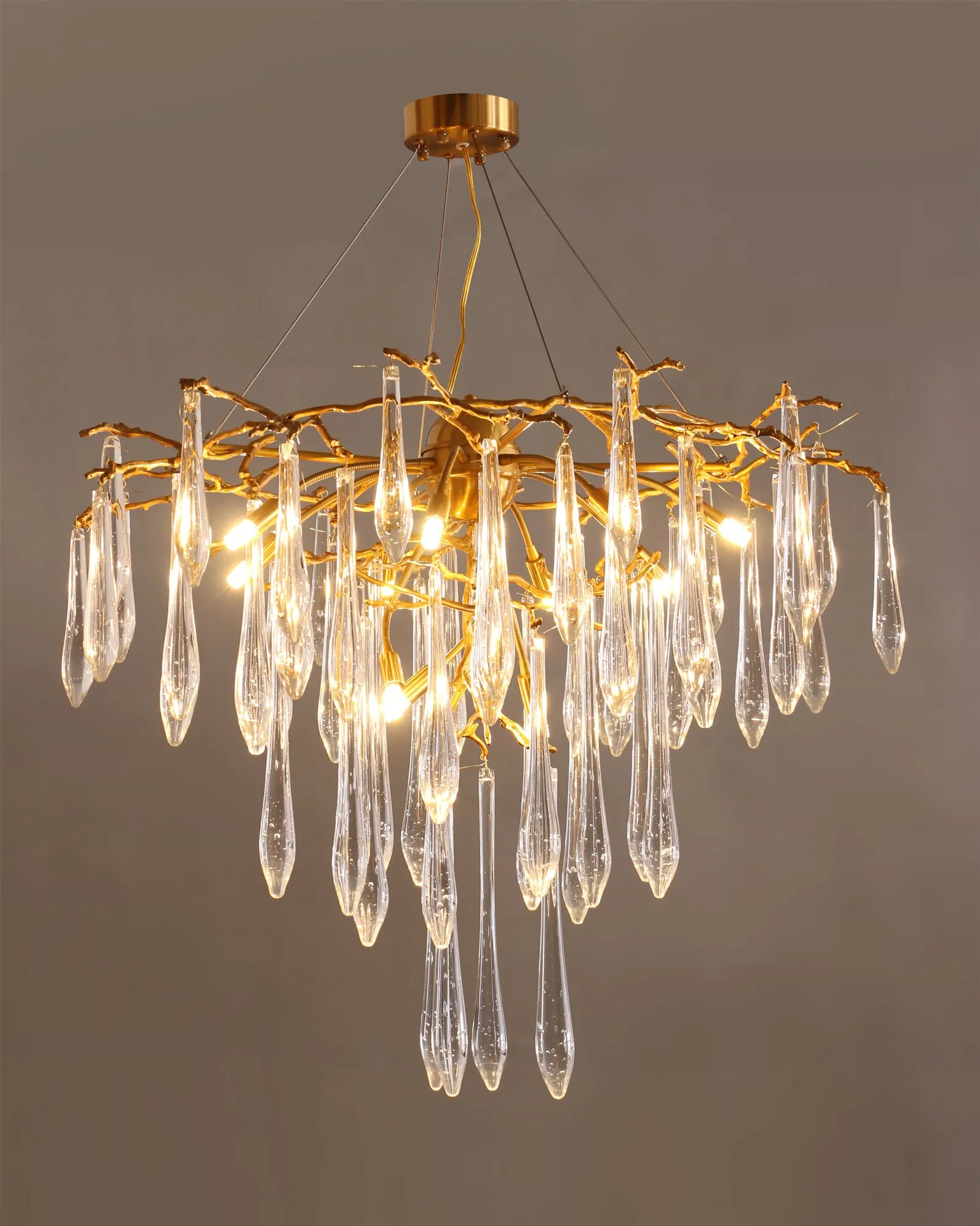 Icicle Crystal Chandelier