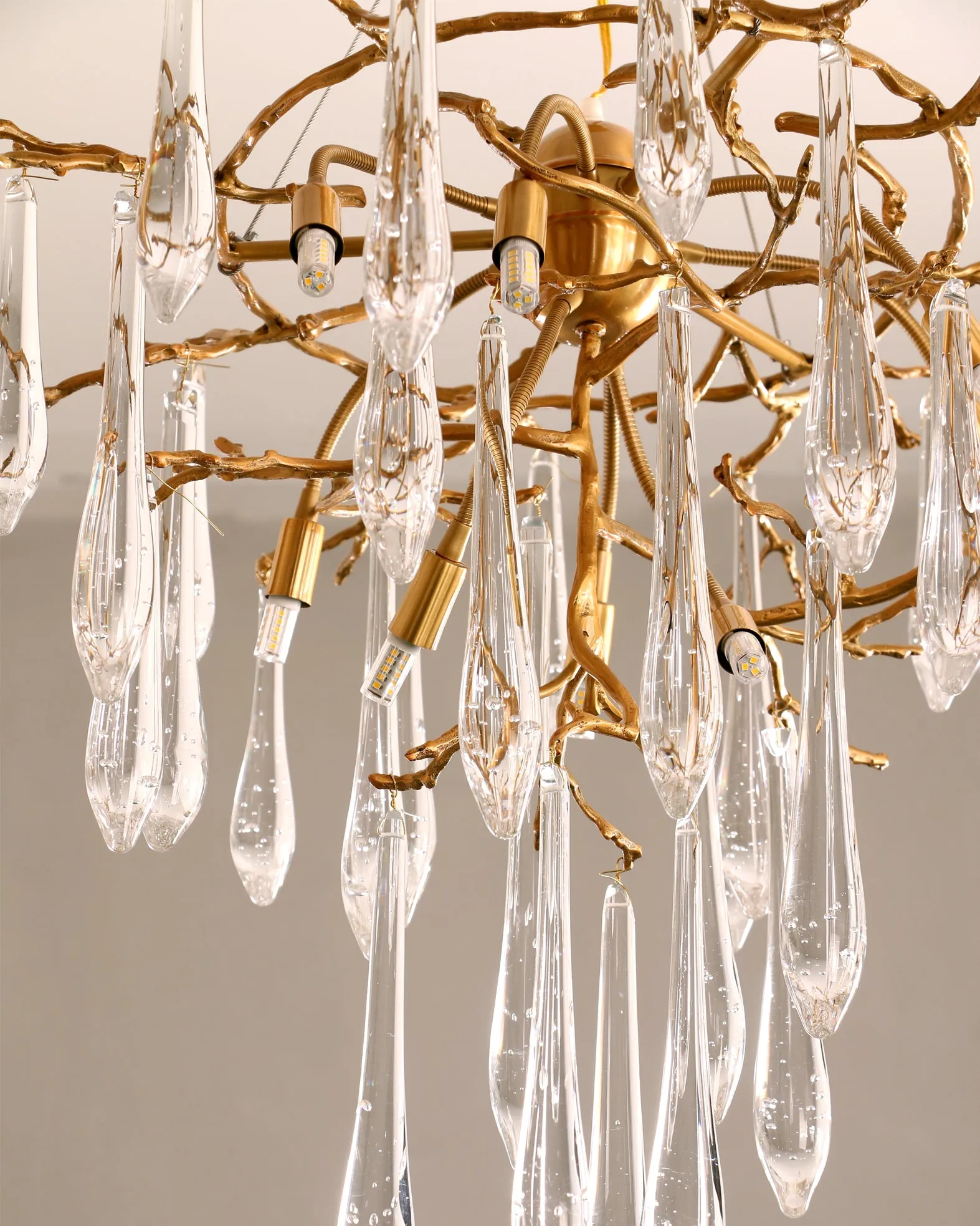 Icicle Crystal Chandelier