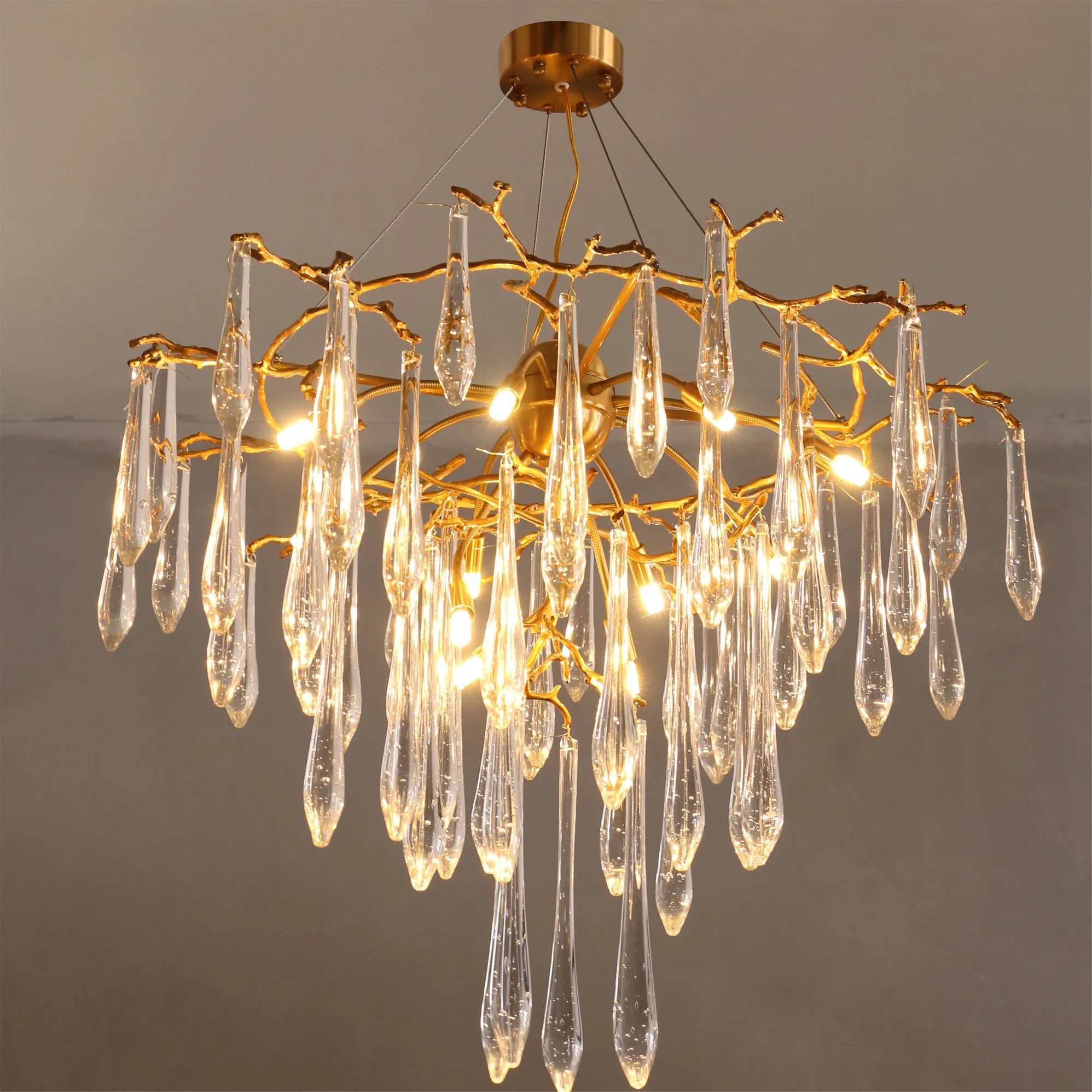 Icicle Crystal Chandelier
