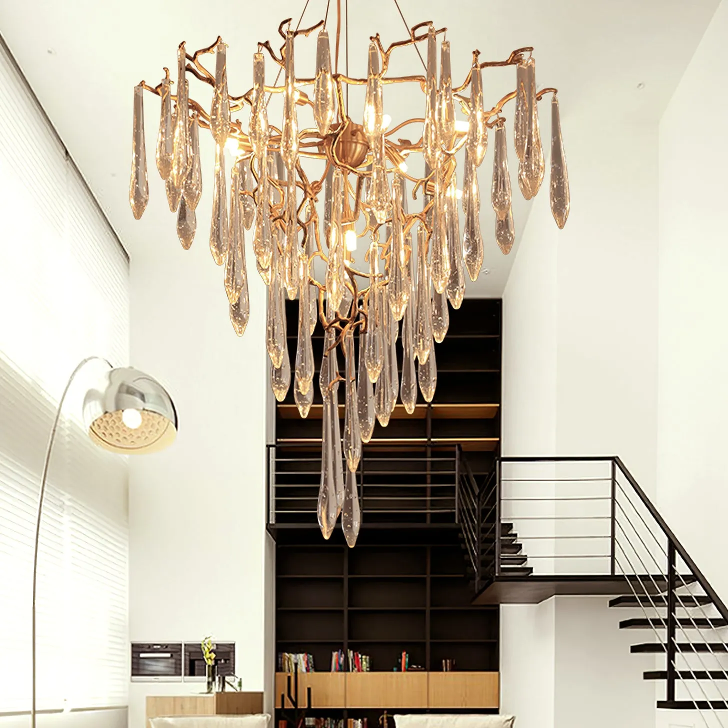 Icicle Crystal Chandelier