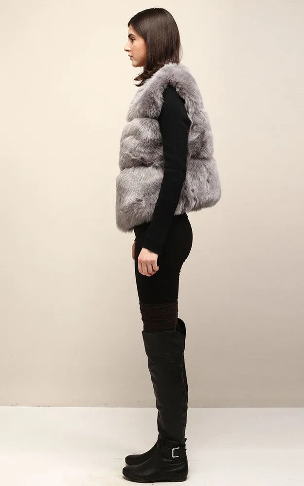 MSF2003 Faux Fur Short Vest