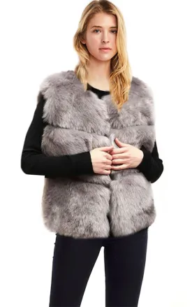 MSF2003 Faux Fur Short Vest