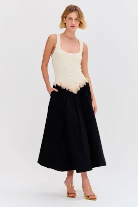 PAPILLON JACQUARD MIDI DRESS