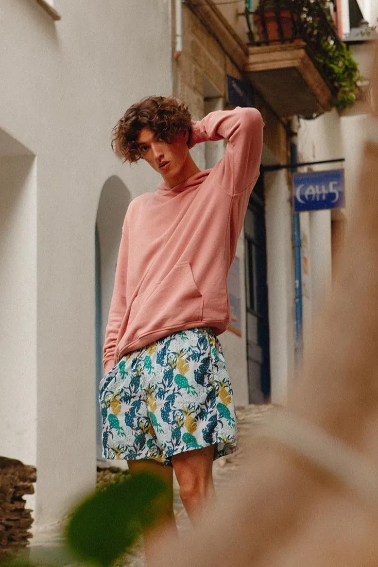 Pink French Terry Hoodie