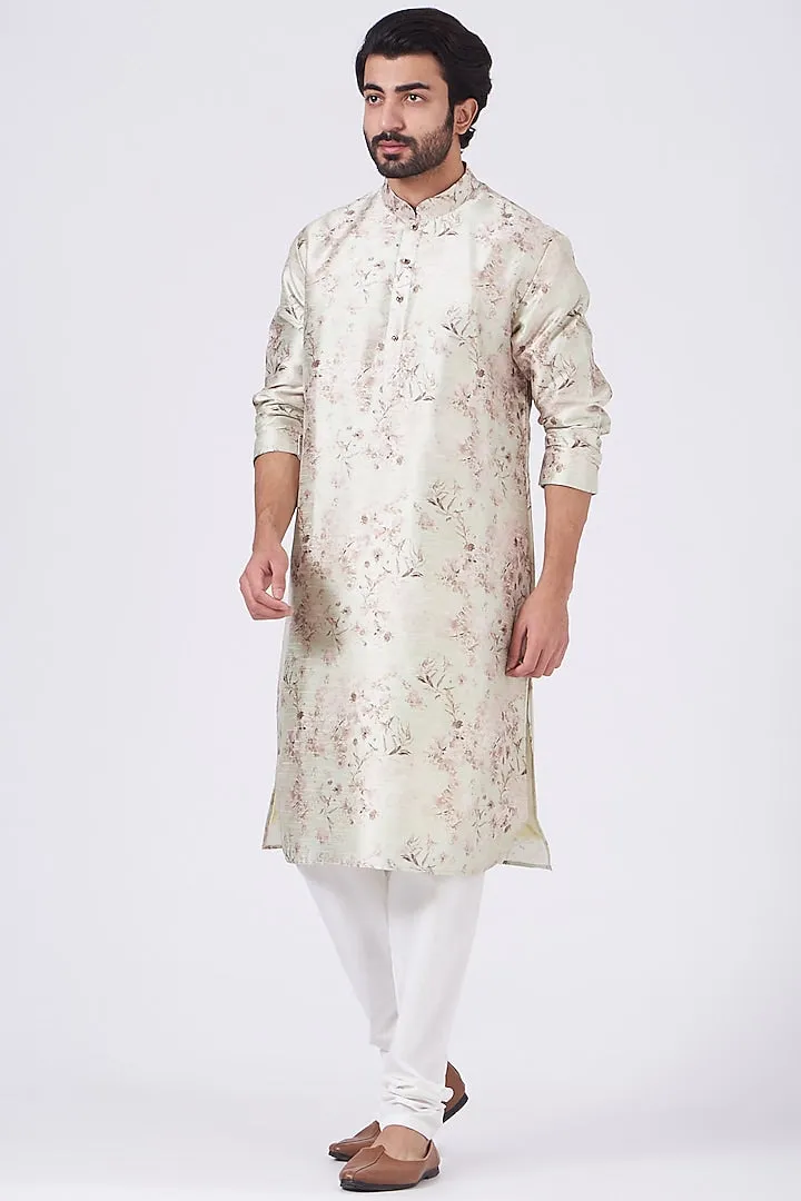 Pista Green Kurta Set