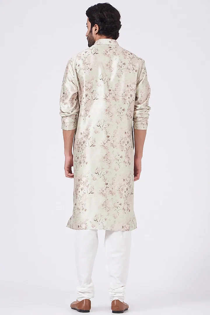 Pista Green Kurta Set