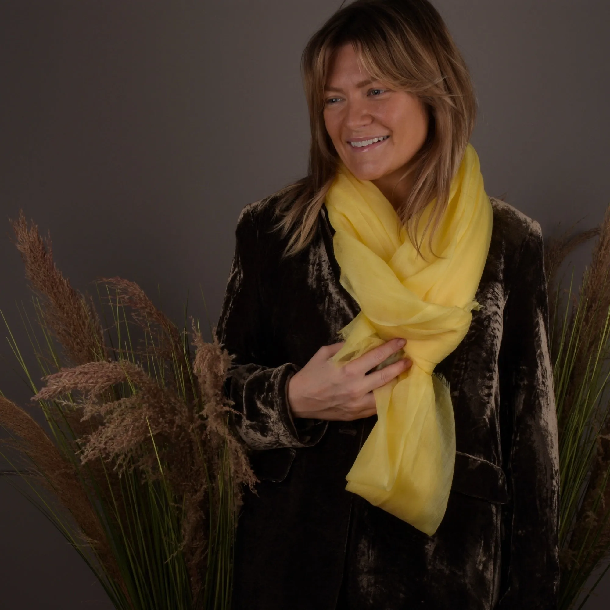 PURA Scarf Sun 100% Organic Cashmere