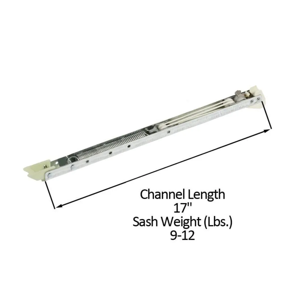 Single Hung Sliding Window 17" Sash Balance 9-12 Lbs