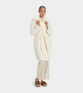 UGG Portolo Revesible Robe, Cream Heather